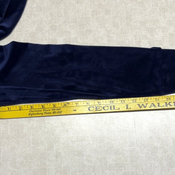 Juciy Couture Y2K Woman’s Velour Cropped Hoodie Regal Blue Size Medium - Picture 9 of 9